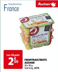 Auchan - From'frais Fruits offre à 2,5€ sur Auchan Hypermarché