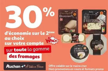 Auchan - Sur Toute La Gamme Des Fromages