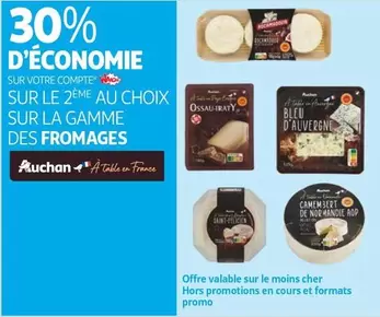 Auchan - Sur La Gamme Des Fromages