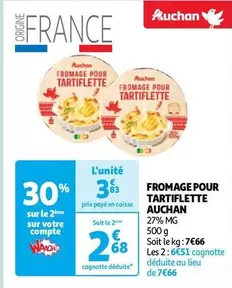 Auchan - Fromage Pour Tartiflette