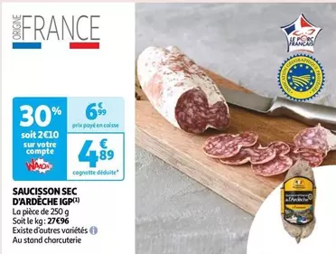 Saucisson Sec D'Ardeche IGP