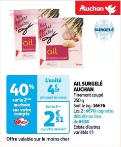 Auchan - Ail Surgelé