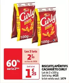 Curly - Biscuits Apéritifs Cacahuète