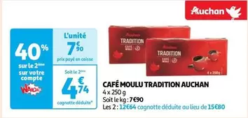 Auchan - Café Moulu Tradition