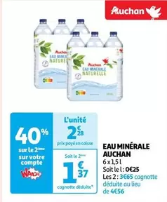 Auchan - Eau Minerale