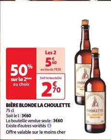 La Choulette - Bière Blonde