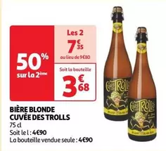 Cuvée Des Trolls - Bière Blonde