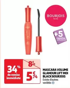 Bourjois - Mascara Volume Glamour Lift Moi Black