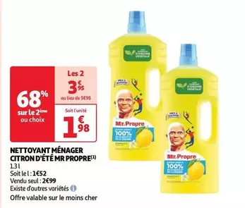 Mr Propre - Nettoyant Ménager Citron D'été