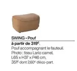 Swing Pouf À Partir De 319c offre à 319€ sur Gautier