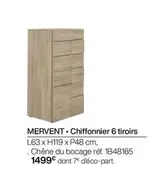 Chêne - Mervent offre à 1499€ sur Gautier