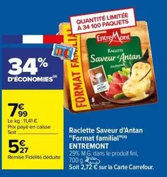 Entremont - Raclette Saveur D'antan