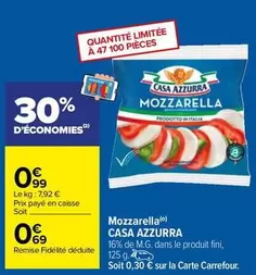 casa azzurra - mozzarella