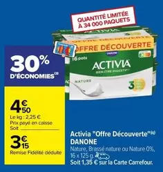 Danone - Activia "Offre Découverte"