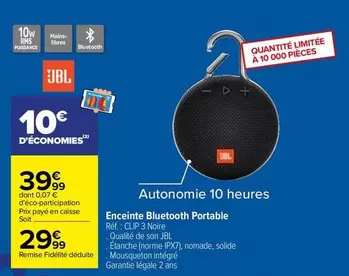 JBL - Enceinte Bluetooth Portable