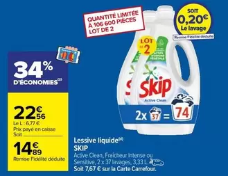 Skip - Lessive Liquide