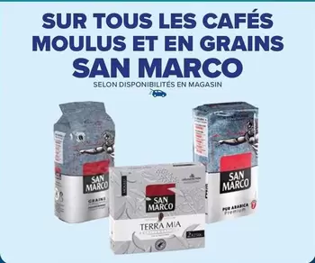 San Marco : Cafés Moulus et En Grains - Découvrez notre sélection de saveurs irrésistibles