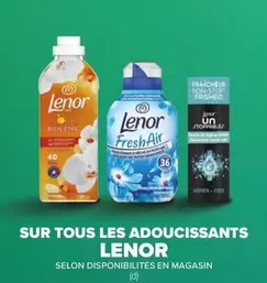 lenor - sur tous les adoucissants