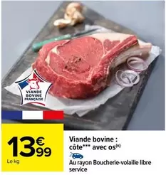 Viande Bovine: Côte Avec Os