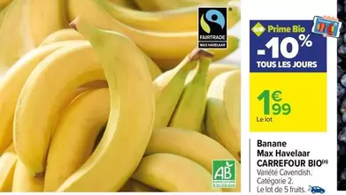 carrefour - banane max havelaar