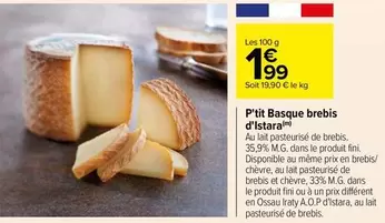 p'tit basque - p'tit basque brebis d'istara