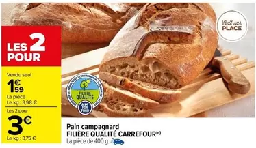 carrefour - pain campagnard