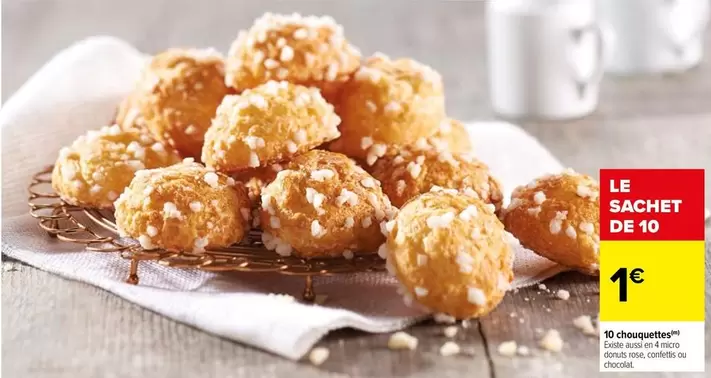 Donuts - 10 Chouquettes