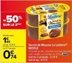 Nestlé - Secret De Mousse La Laitière