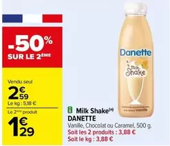 danette - milk shake