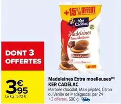 ker cadélac - madeleines extra moelleuses : douceur et légèreté à savourer !