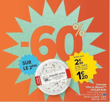 blini - la'teller  - tarifiable "offre du moment"