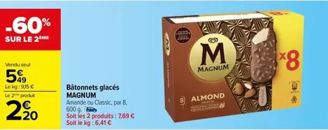 Magnum - Bâtonnets Glacés