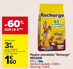 Nestlé - Poudre Chocolatée "recharge"