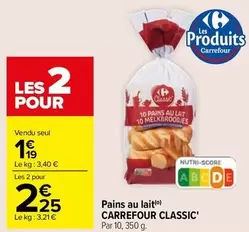 Carrefour - Pains Au Lait Classic'