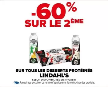 TOUS - Lindahl's : Découvrez Tous Les Desserts Protéinés avec Promotion Spéciale !