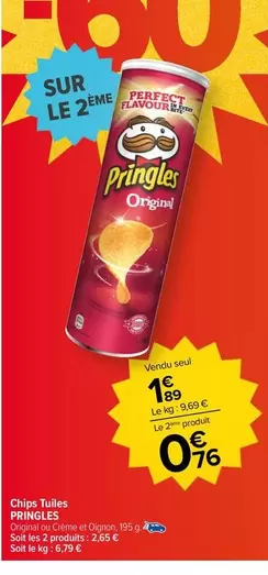 Pringles - Chips Tables