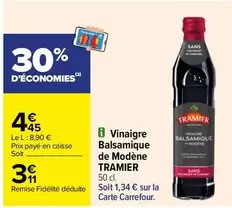 tramier - vinaigre balsamique de modène