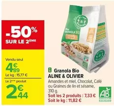 Granola - Aline & Olivier -  Bio