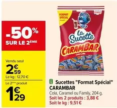 carambar - sucettes "format spécial"