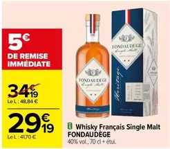 Fondaudège - Whisky Français Single Malt