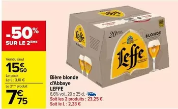 Leffe - Bière Blonde D'abbaye