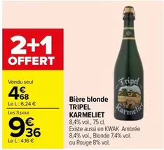 Tripel Karmeliet - Bière Blonde