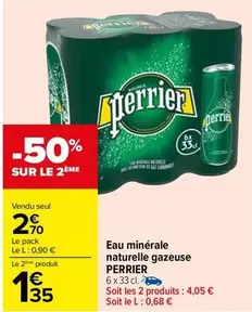 Perrier - Eau Minérale Naturelle Gazeuse