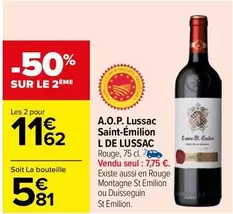 L de Lussac - A.o.p. Lussac Saint-emilion