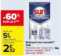 Sun - Nettoyant Lave Vaisselle