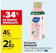 monsavon - gel douche