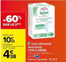 Love & Green - Sous Vêtements Absorbants