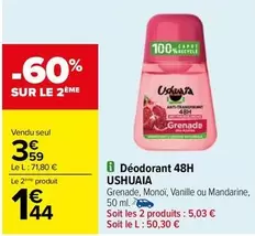 ushuaia - déodorant 48h