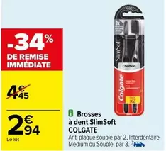 colgate - brosses à dent slimsoft