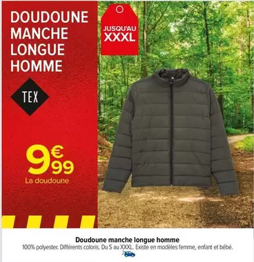 Tex - Doudoune Manche Longue Homme